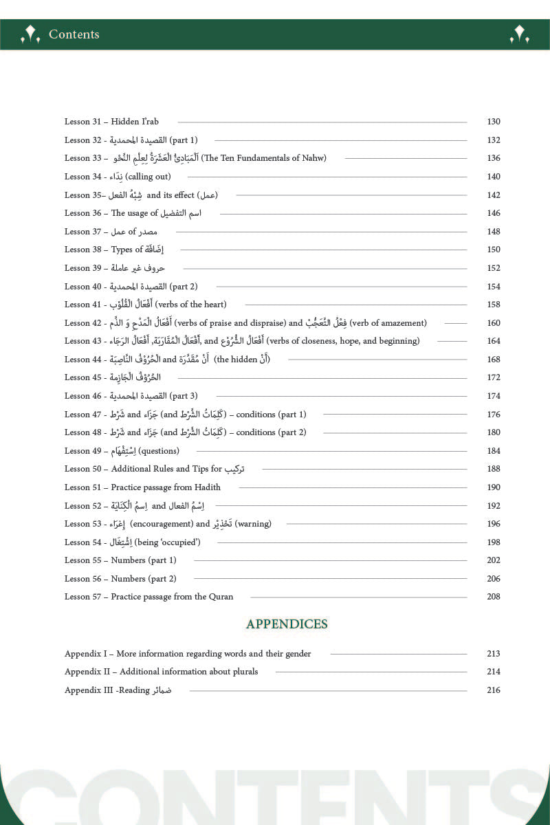 Essentials of Arabic Grammar (Sarf and Nahw Editions) – Wondrous Islam