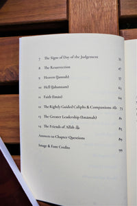 Table of contents of the book The Book of Beliefs
