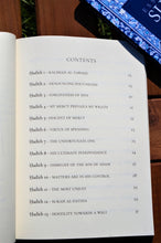 Table of contents of the book Forty Divine Narrations