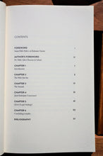 Table of contents of the book The Four Sources of Shariah