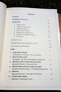 Table of contents of the book Naat for a New Generation