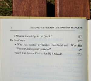 Table of contents of the book The Approach to Human Civilization in the Qur'an